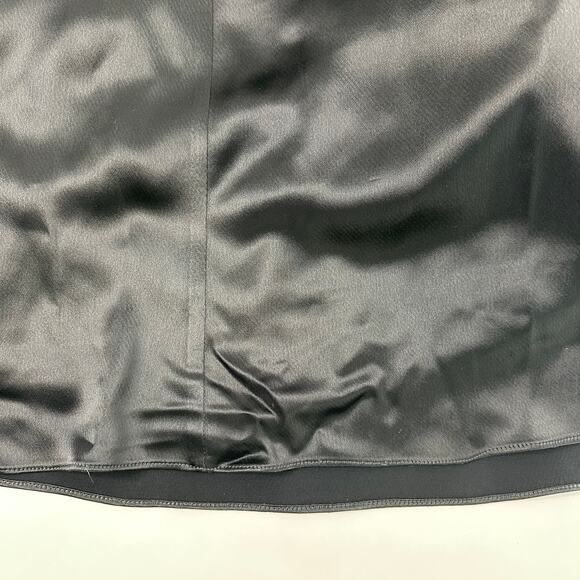 ABS by Allen Schwartz Black & White Lace Top Halter Formal Gown Womens Size 4 - Picture 10 of 16